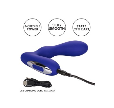 Plug/vibr-WIRELESS PLEASURE PROBE BLUE